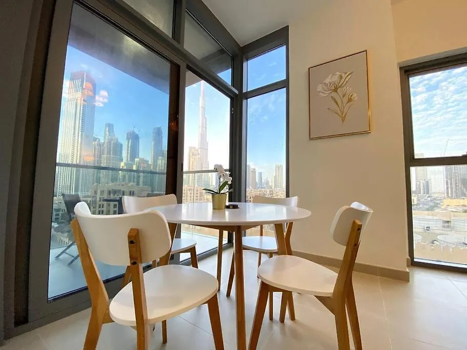 Apartament Lux Bnb Bellevue Tower Burj Khalifa Views Dubaj